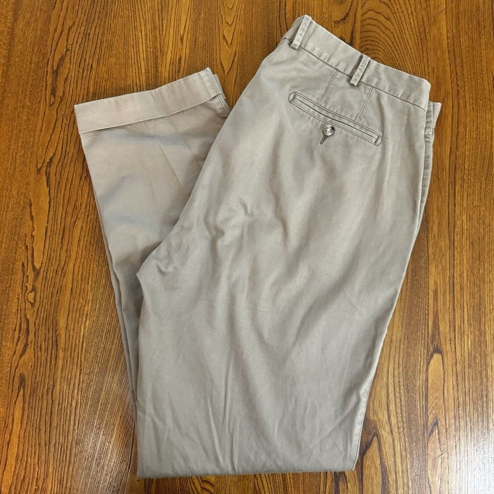 Peter Millar Flat Front Soft Touch Flex Twill Trouser Pima Cotton Pants Sz 38x34